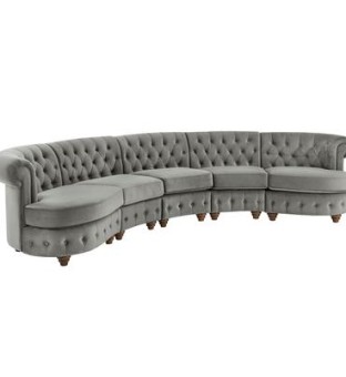 5 SEATER SOFA WITH FABRIC 